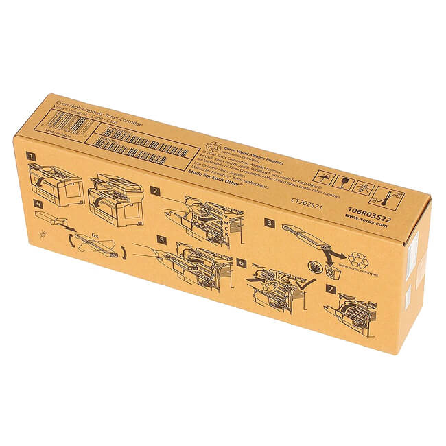 Toner Xerox 106R03522 Cyan 4,800 páginas