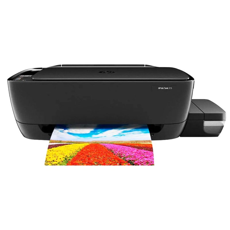 mpresora Multifuncional con tanque de tinta HP 315, Imprime/Escáner/Copia, USB.