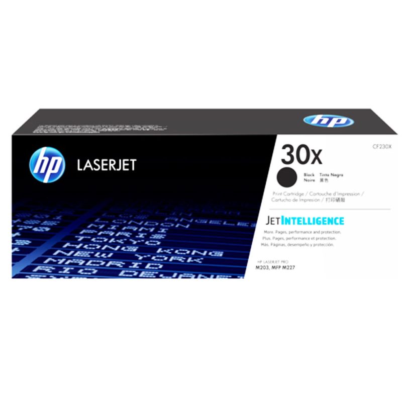 Toner Hp Lj 30X (CF230X) Black 3,500 Pag