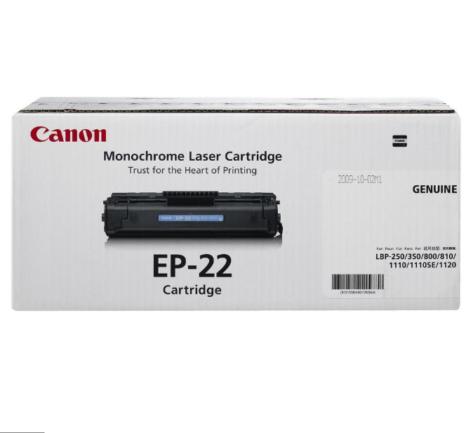 Toner Canon EP-22 Negro 2,500pag.