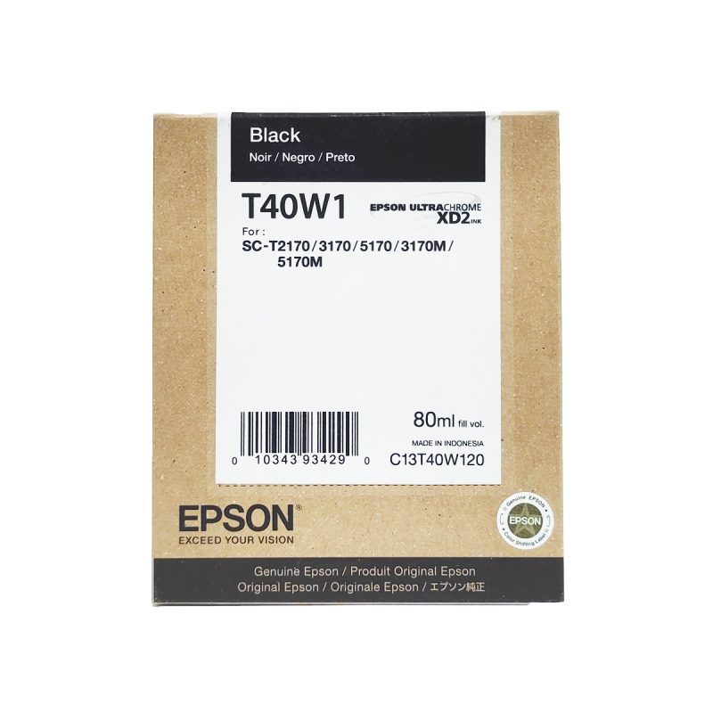 Tinta Epson T40W120 Negro 80 ML