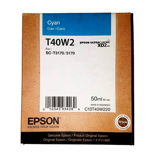 Tinta Epson T40W220 Cyan 50 ML