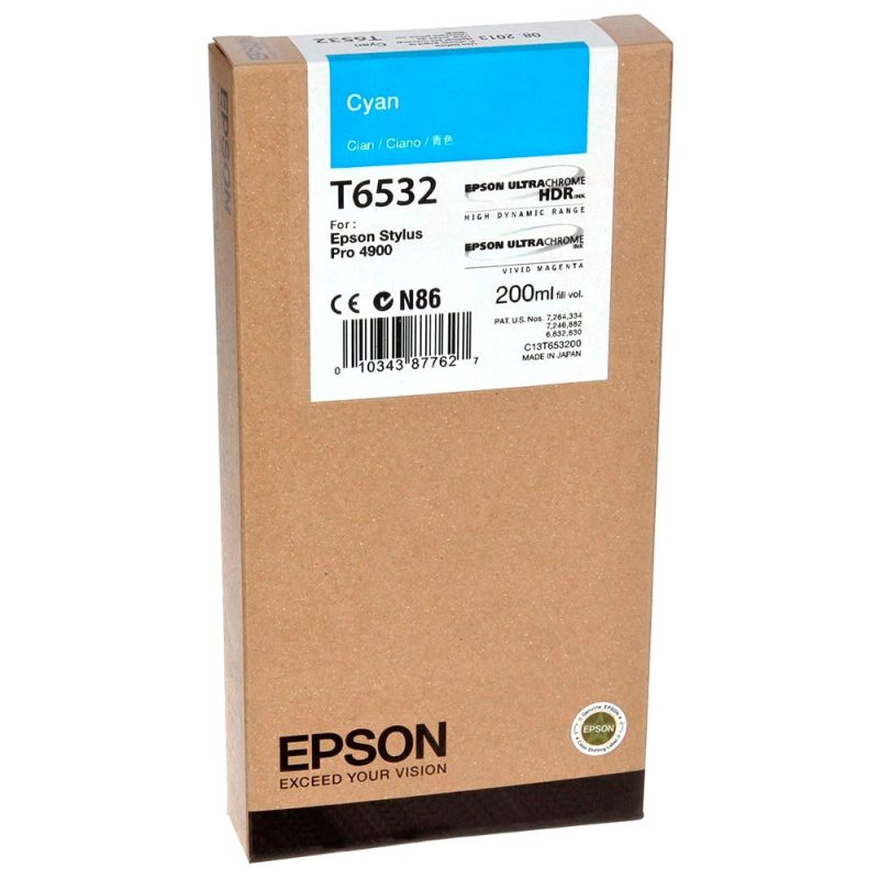 Tinta Epson T653200 Cyan (200ML)