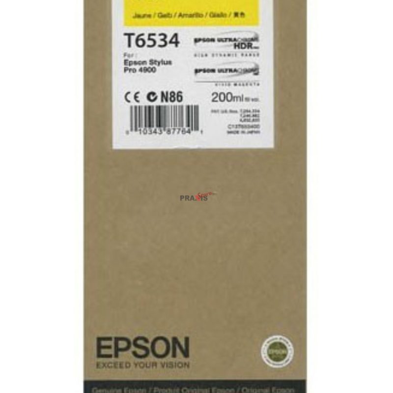Tinta Epson T653400 Yellow (200ML)