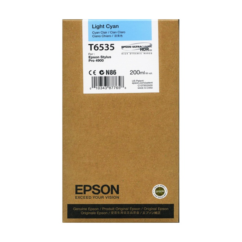 Tinta Epson T653500 Light Cyan (200ML)