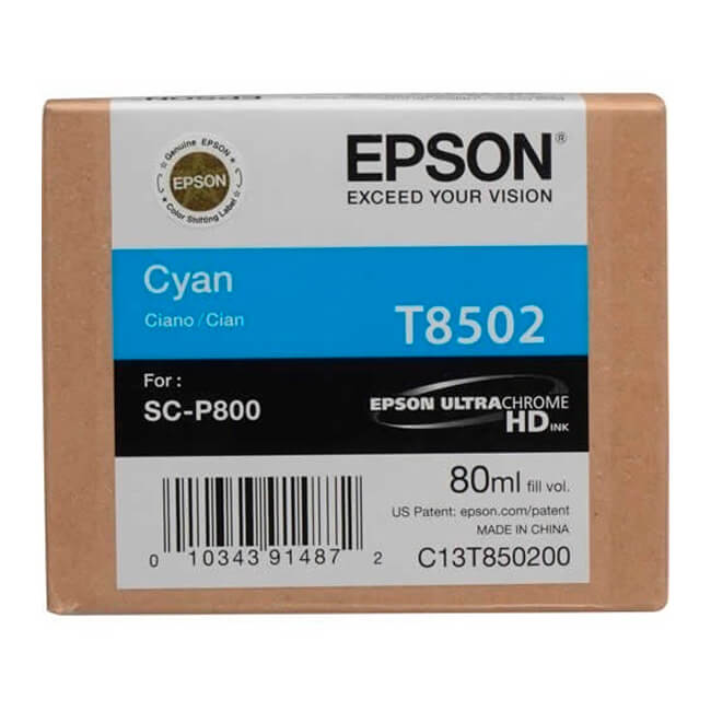 Tinta Epson T850200 Cyan 80ML SC-P800
