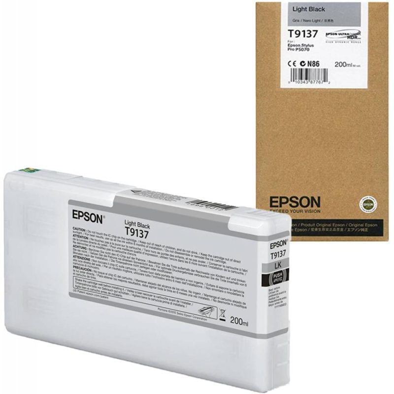 Tinta Epson T913700 Light Black (200ML)