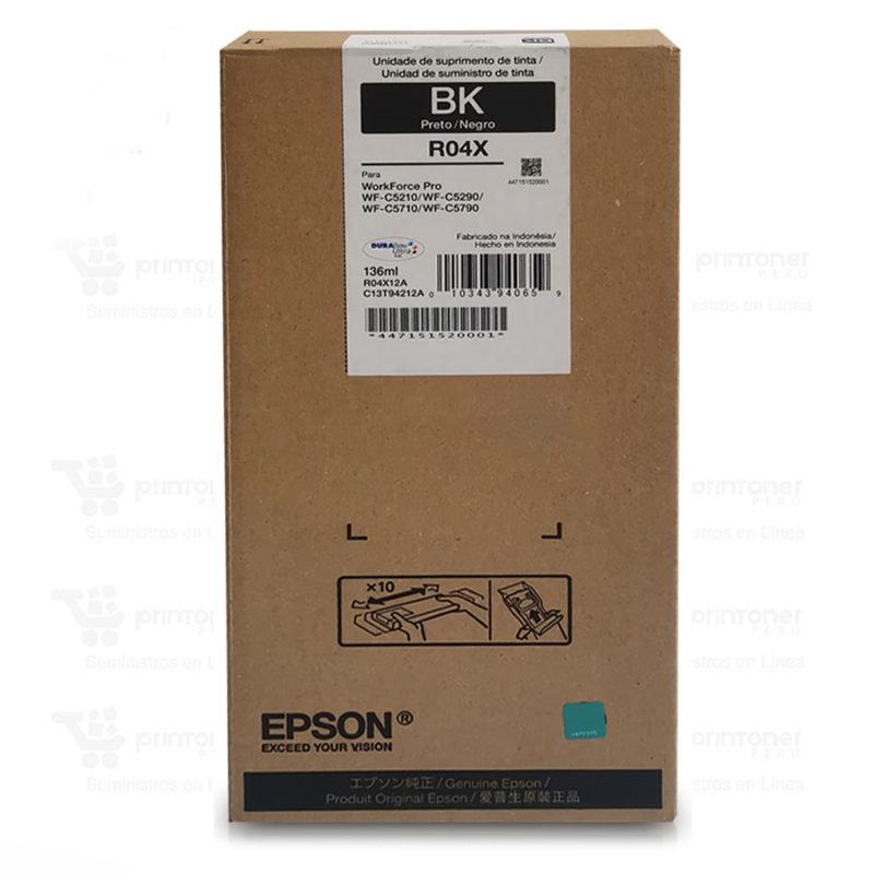Tinta Epson T942120 Negro (136ML) WF-C5290