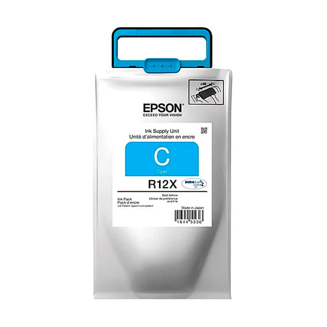 Tinta Epson TR12X220 (R12X) Cyan 20,000 Pag. WF-R5690