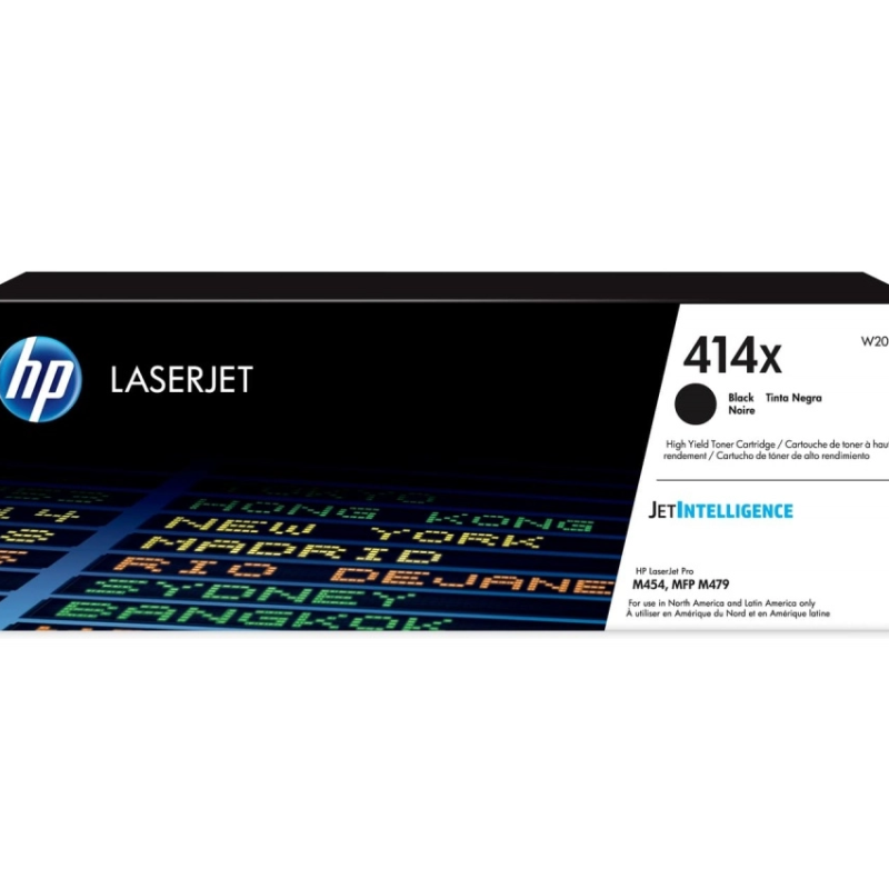 Tóner HP W2020X (414X) Negro 7,500 Pág.