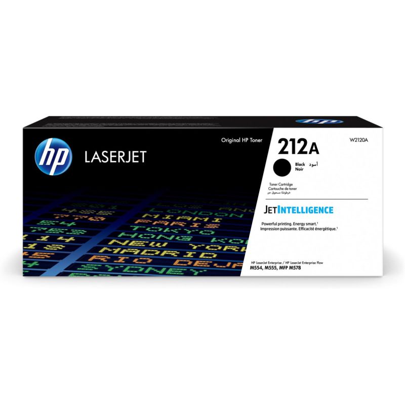 Tóner HP W2120A (212A) Negro 5,500 Pag