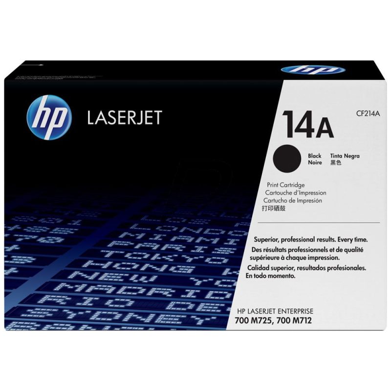 Toner Hp Lj 14A (CF214A) Negro 10,000 pag.