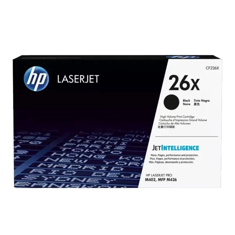 Toner Hp Lj 26X (CF226X) Negro (9,000 Pag)