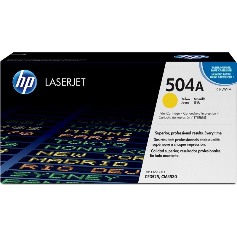 Toner Hp Lj 504A (CE252A) Yellow 7,000 pag