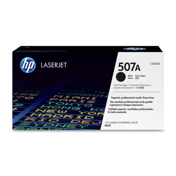 Toner Hp Lj 507A (CE400A) Negro 5,500 pag