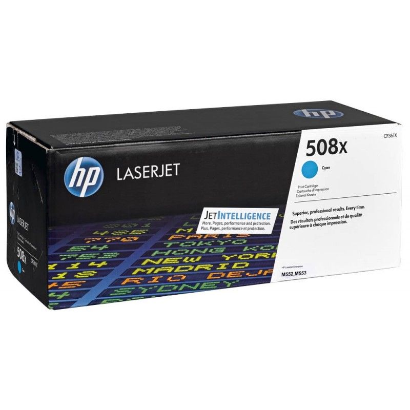 Toner Hp Lj 508X (CF361X) Cyan 9,500pg.
