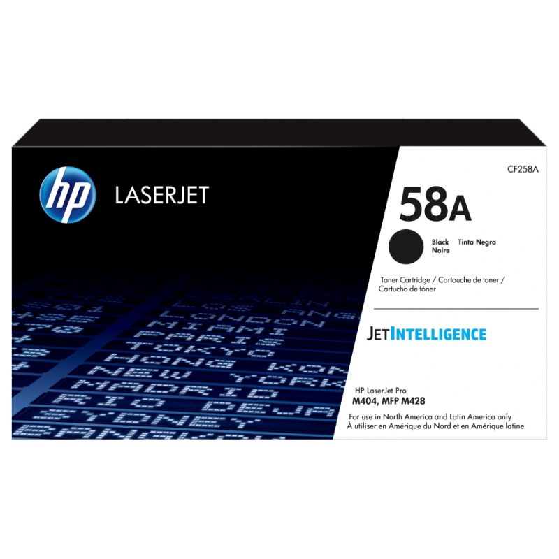Toner Hp Lj 58A (CF258A) 3,000 pag.