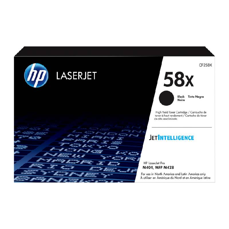 Toner Hp Lj 58X (CF258X) 10,000 pag.