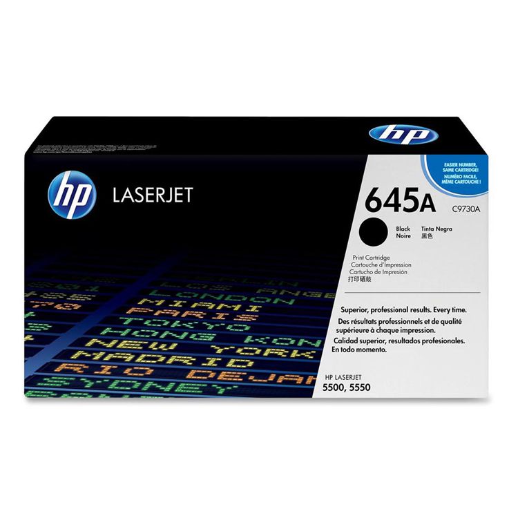 Toner Hp Lj 645A (C9730A) Negro 13,000 pag