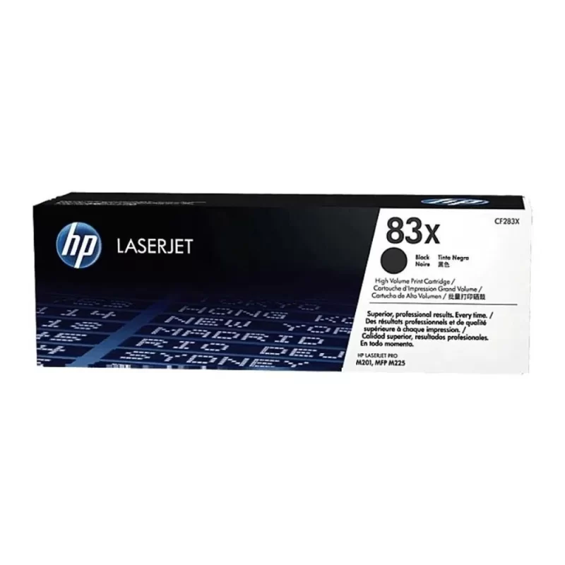 Toner Hp Lj CF283X (83X) Negro 2,200 Pag