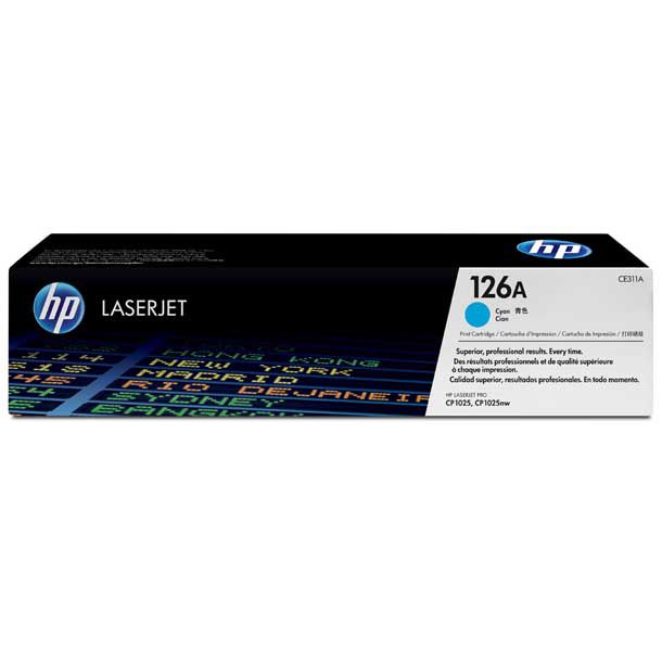 Toner Hp Lj CE311A (126A) Cyan 1,000 Pag.