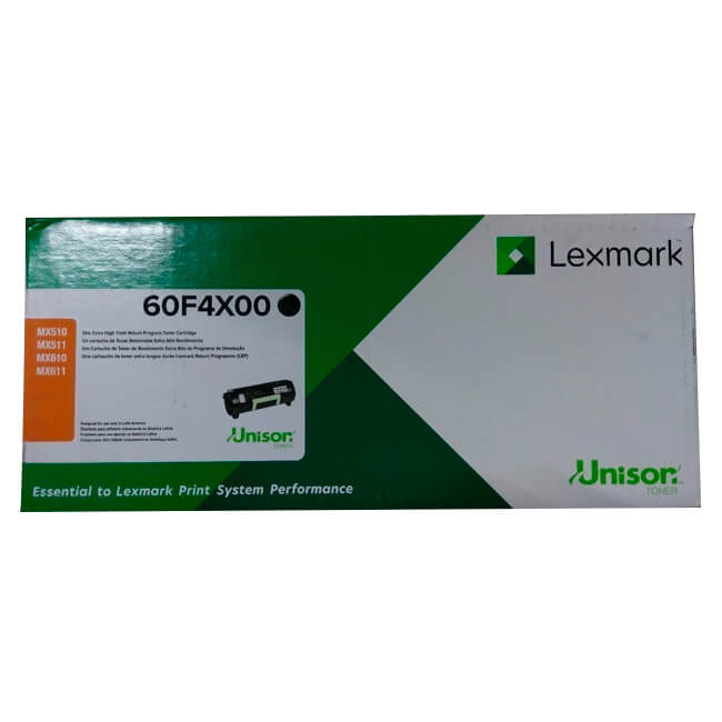 Tóner Lexmark 60F4X00 Negro 20,000pag