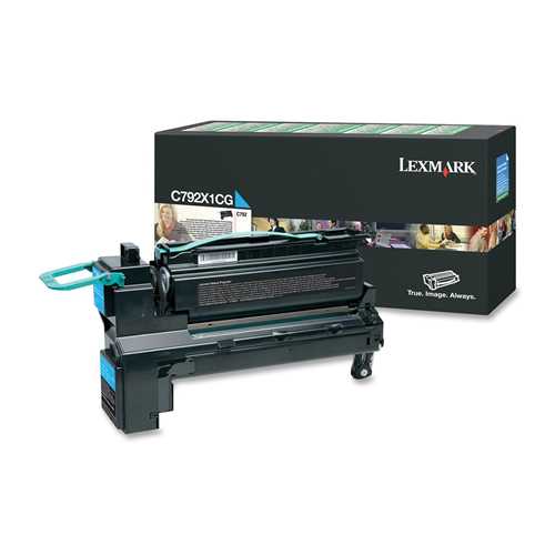 Tóner Lexmark C792X1CG Cyan 20,000pag