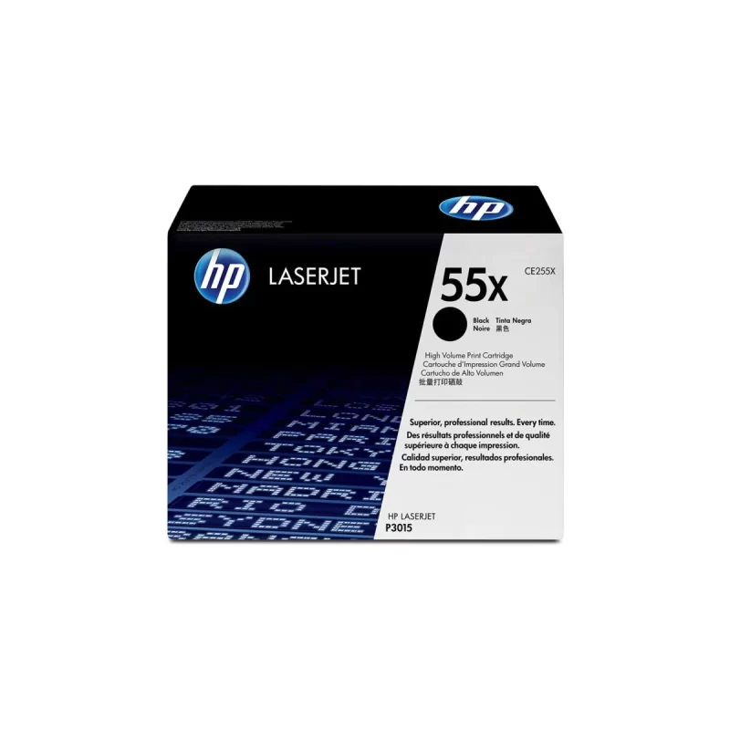 Toner hp CE255X (55X)  Negro 12,500pg