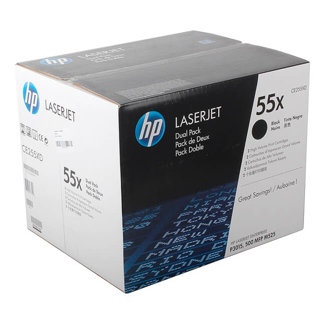 Toner hp CE255XD (55XD)  Negro 25,000pg