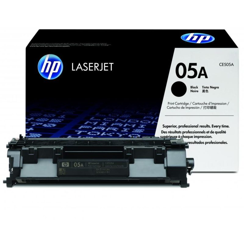 Toner hp CE505A (05A) Negro 2,300pg