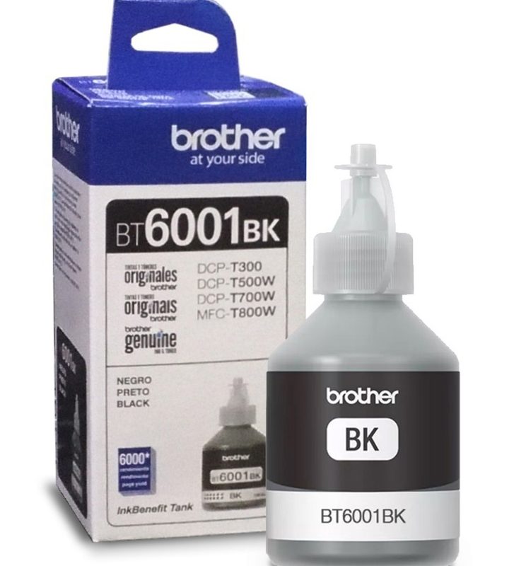 Botella De Tinta Brother BT-6001BK Negro 108ML