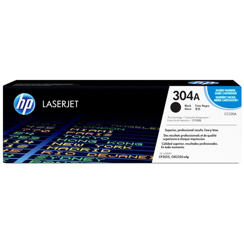 Toner Hp Lj 304A (CC530A) Negro 3.500 pg.