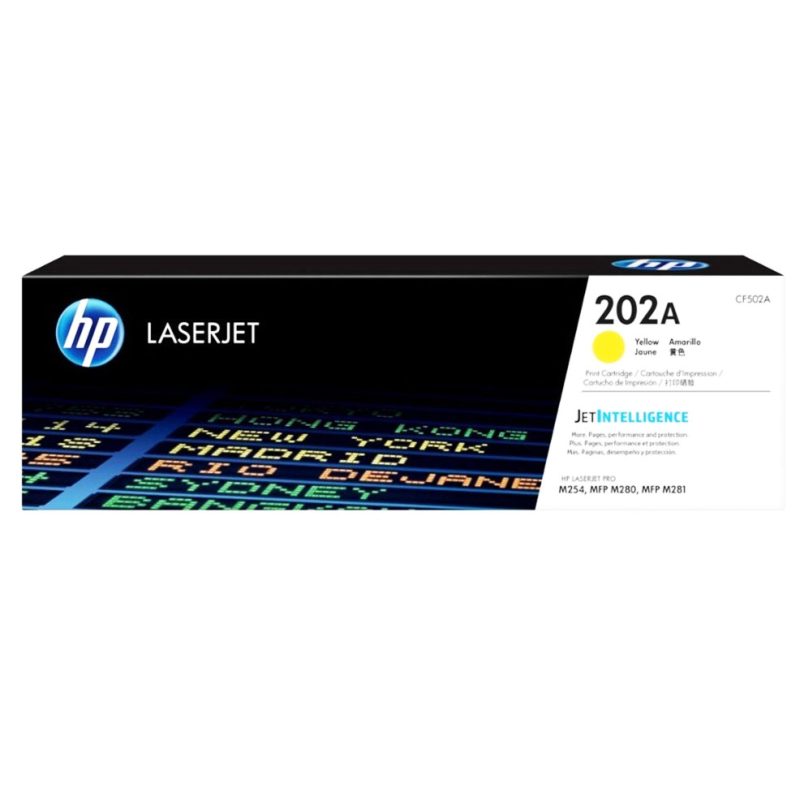 Toner hp LJ 202A (CF502A) YELLOW 1.300pg.