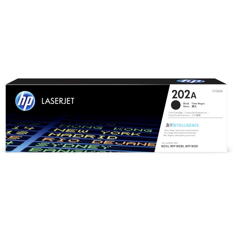 Toner hp LJ 202A (CF500A) negro 1.400pg.