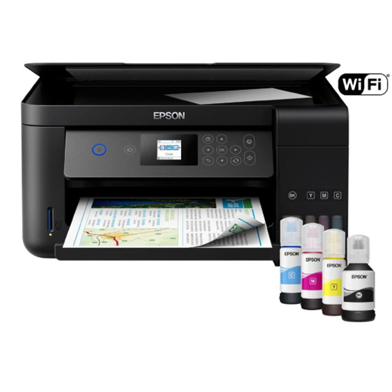 Multifuncional de tinta Epson EcoTank L4160, imprime/escanea/copia, Wi-Fi / USB, Duplex