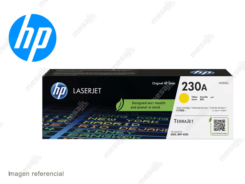 Toner Hp 230A W2302A Yellow Laserjet Pro 4203, Mfp 4303