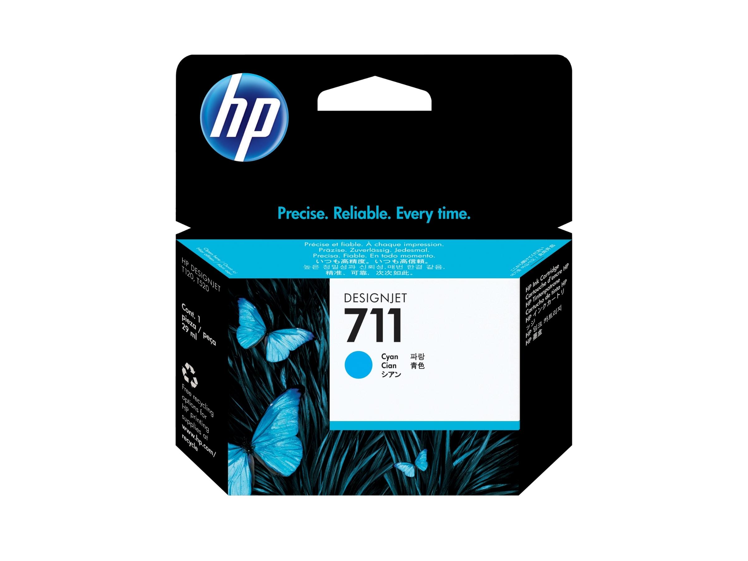 Cartucho de tinta Original HP 711 Cian - 1