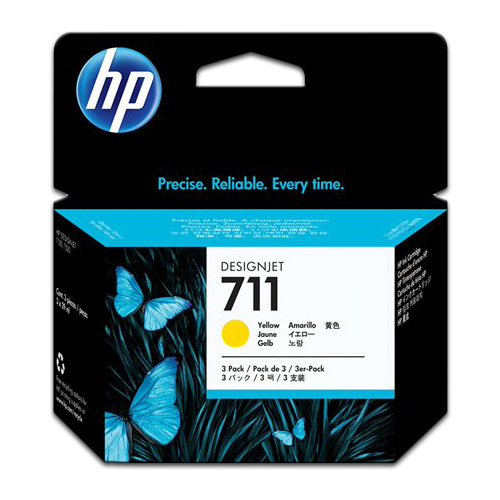 Cartucho de Tinta HP DesignJet 711 Amarillo de 29 ml